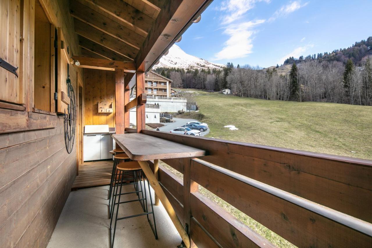 Apartmán Le Cerf Des Alpages - Appt Cosy Pour 2 La Giettaz Exteriér fotografie
